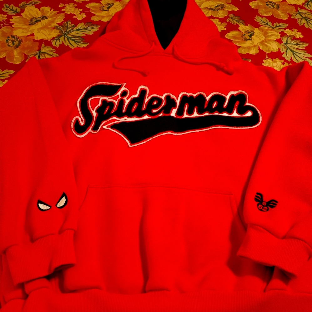 Vintage 80's Spiderman Hoodie